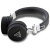 Guess słuchawki nauszne Bluetooth ENC    GUBH70PGTSPSK czarny/black Grained Classic Round Shape